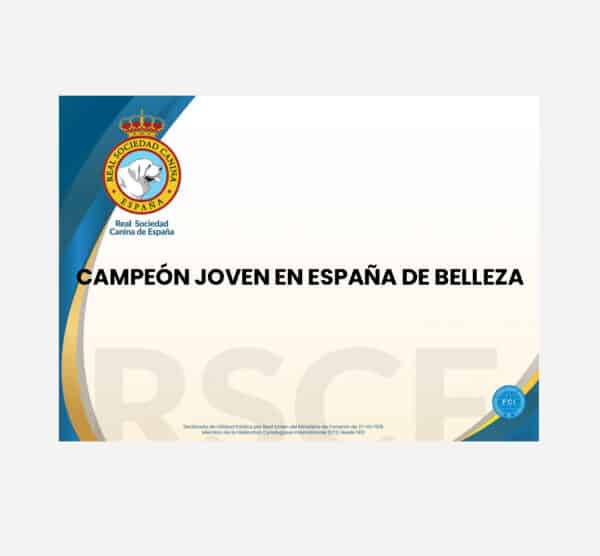 Título de Campeón en España Joven